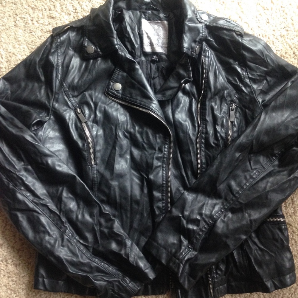 Dollhouse faux leather biker jacket